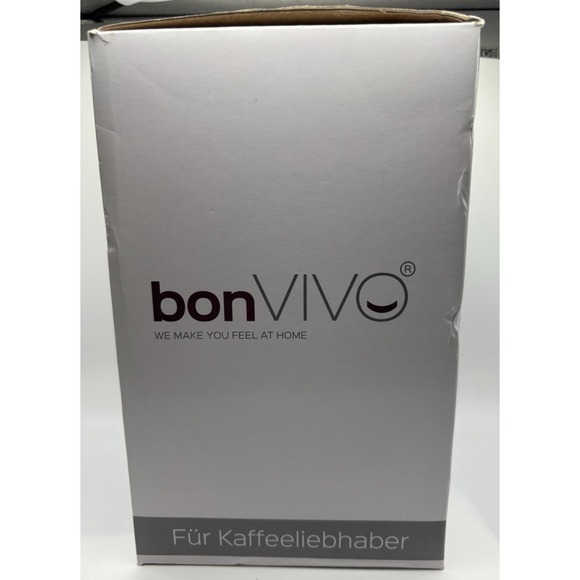 BonVivo Gazetrao I 34 oz (8 Cup) French Press Copper Finish NEW - Picture 2 of 11